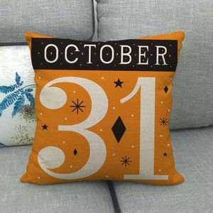 New Halloween October 31 Cushion Pillow Cover